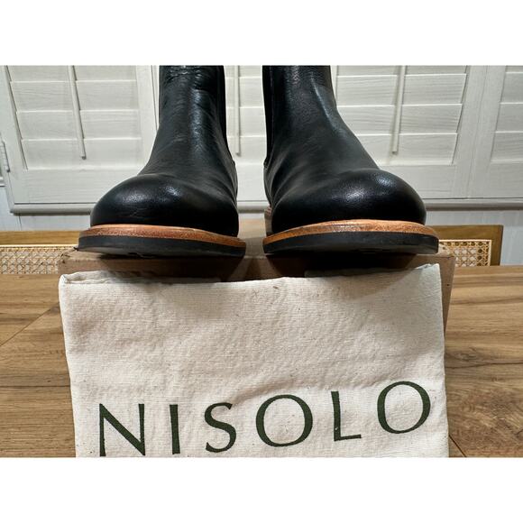 Nisolo Carmen Chelsea Boot Black Leather Size 6.5/7 NIB Versatile Elegant Rugged - Picture 8 of 15